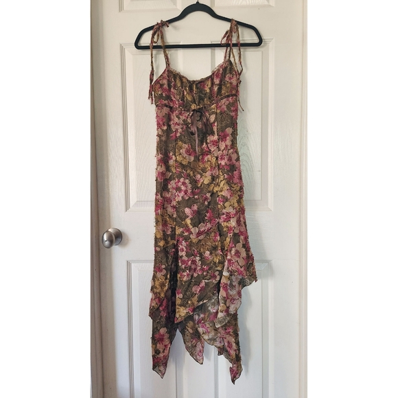 Delias by Dolls Kill Blossom Bestie Midi Dress + Free Leg Warmers - NWT - Picture 7 of 9